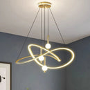 Axyaa Chandelier: Modern Pendant Ceiling Light for Dining Room