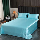 Axyaa Silk Summer Quilt & Printed Tencel Sheet Set - High-End Sleep Essentials