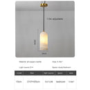 Axyaa Nordic Marble Pendant Light Chandelier LED Dining Room Home Decor