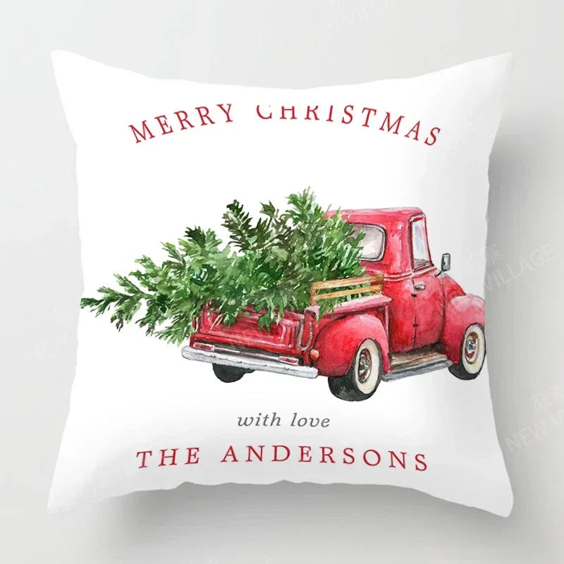 Axyaa Christmas Series Pillowcases for Festive Home Decor 40x40 50x50 60x60 35x35