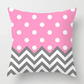 Axyaa Nordic Pink Sweet Home Sofa Cushion Cover, Cozy Living Room Decor