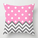 Axyaa Nordic Pink Sweet Home Sofa Cushion Cover, Cozy Living Room Decor