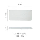 Axyaa Rectangular Ceramic Sushi & BBQ Plate - Restaurant Quality & Creative