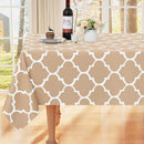 Axyaa Moroccan Waterproof Tablecloths - Indoor & Restaurant Washable Table Covers