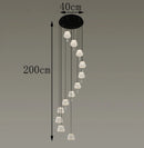 Axyaa Modern Pendant Light Chandelier for Dining Room & Living Room