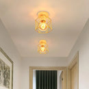 Axya Vintage Wrought Iron Ceiling Light for Kitchen Balcony Hotel Corridor