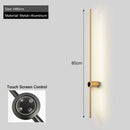 Axyaa Dimmable LED Wall Sconce Touch Screen Control Wall Lighting