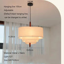 Axyaa Nordic Fabric Chandelier Pendant Light for Home Indoor Lighting