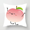 Peachy Pink Pattern Cushion Cover 45X45CM for Sofa Decor by Axyaa