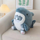 Shark Cat Plush Pillow by Axyaa: Best Friend & Holiday Gift