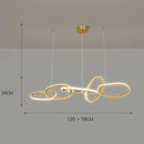 Axyaa Nordic Dining Room Pendant Ceiling Chandelier for Living Room