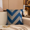Axyaa Geometric Jacquard Square Cushion Cover 45x45 Polyester Throw Pillowcase