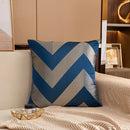 Axyaa Geometric Jacquard Square Cushion Cover 45x45 Polyester Throw Pillowcase