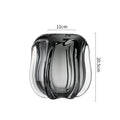Axyaa Glass Vase Clear Thick Hydroponics Terrarium Home Decor Accessory