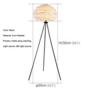 Axyaa Nordic Feather Floor Lamp LED Standing Light for Living Room & Bedroom