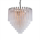 Axyaa Nordic Glass Luster Chandelier, High-End Home Hanging Light for Living Room