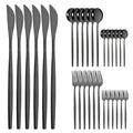 Axyaa Mint Gold Cutlery Set Stainless Steel Silverware Kitchen Tableware