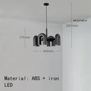 Axyaa U-shaped Tube Chandelier: Modern Scandinavian Pendant Light