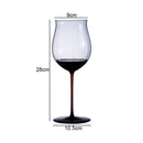 Axyaa High Feet Wine Goblet Set - Elegant Glass Drinkware for Bars & Restaurants