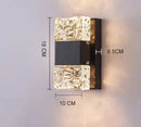 Modern Marble Wall Lamp by Axyaa - Elegant Bedroom Decor Light for Living Room, Restaurant, Hotel