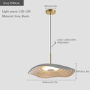 Axyaa LED Chandelier Beach Pattern Lotus Leaf Resin Bedhead High End Furniture