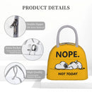 Axyaa Cartoon Dog Insulated Lunch Bag Large Capacity Thermal Cooler for School