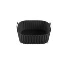 Axyaa Square Silicone Air Fryer Basket - High Temp Resistant, Reusable & Easy to Clean