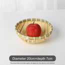 Axyaa Handmade Pastoral Fruit Snack Basket: Durable Storage with Exquisite Drainage
