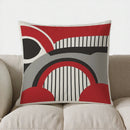 Axyaa Geometric Pattern Digital Print Pillow Cover for Home Decor