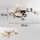 Axyaa Nordic Pendant Lamp for Dining Room, Indoor Ceiling Light Chandelier