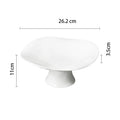 Axyaa Ceramic High-foot Main Dish Plate for Hotel Restaurant Kitchen