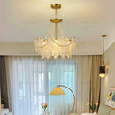 Axyaa French Cream Wind Crystal Chandelier: Vintage Elegance for Your Home