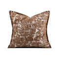 Axyaa Brown Coffee Charcoal Living Room Sofa Pillow Bedhead Cushion