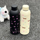 Axyaa Puppy Bow Stainless Steel Vacuum Insulation Thermos Bottle