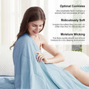 Axyaa Silky Air Condition Cooling Blanket for Bed – Double Side Cold Lightweight Blanket