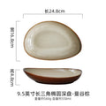 Axyaa Ceramic Sushi Dim Sum Plate Set