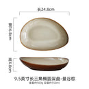Axyaa Ceramic Sushi Dim Sum Plate Set