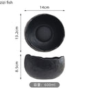 Axyaa Matte Ceramic Dessert Bowl Set for Molecular Cuisine Restaurant Tableware