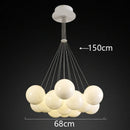 Axyaa Modern Ceiling Chandelier for Dining Room, Hanging Pendant Light Fixture for Living Room