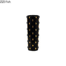 Axyaa Gold Spike Ceramic Vase Fake Flowers Modern Home Decor