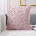 Axyaa Soft Fluffy Geometric Pattern Cushion Cover 45x45cm Home Décor Sofa Living Room