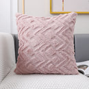 Axyaa Soft Fluffy Geometric Pattern Cushion Cover 45x45cm Home Décor Sofa Living Room