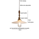Axyaa Minimalist LED Glass Pendant Light for Coffee Loft Decor