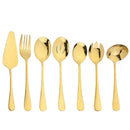 Axyaa Stainless Steel Cutlery Set - 7 Piece Kitchen Tableware Collection
