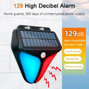 Axyaa Solar Alarm Lights: 4 Modes, Human Body Sensing, Sound & Light Warning