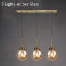 Axyaa Glass Ball LED Pendant Chandelier for Home Lighting Decoration