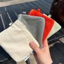Axyaa Double Mesh Makeup Bag Zipper Portable Cosmetic Pouch Organizer Travel