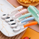 Axyaa Stainless Steel Cartoon Toddler Cutlery Set
