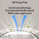 Axyaa Bladeless LED Ceiling Fan with Remote Control, Dimmable Modern Indoor Lighting