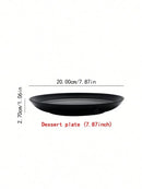 Axyaa Plastic Tray Set for Camping Picnic Kitchen, Microwave & Dishwasher Safe